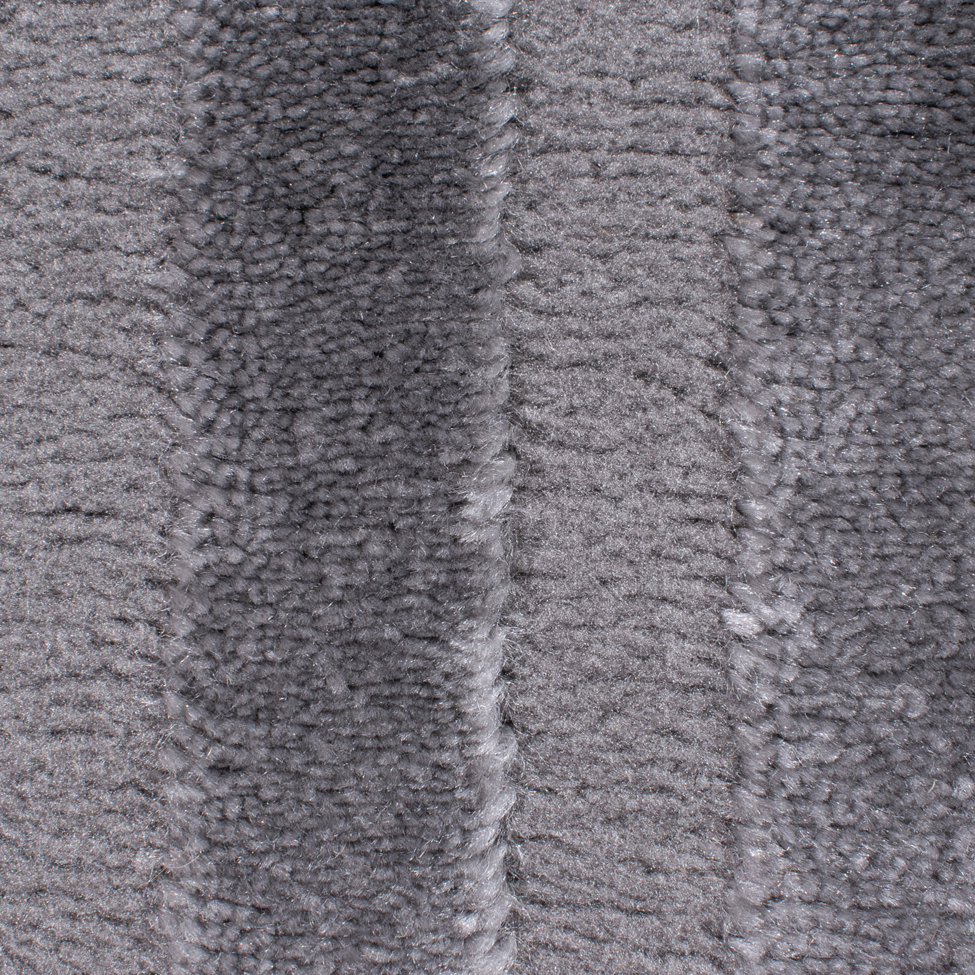 Tapis arc-en-ciel gris avec longs poils en relief : BIA157GRI BIANCA