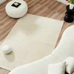 BIANCA - Tapis moderne crème à relief - BIA159CRE BIANCA