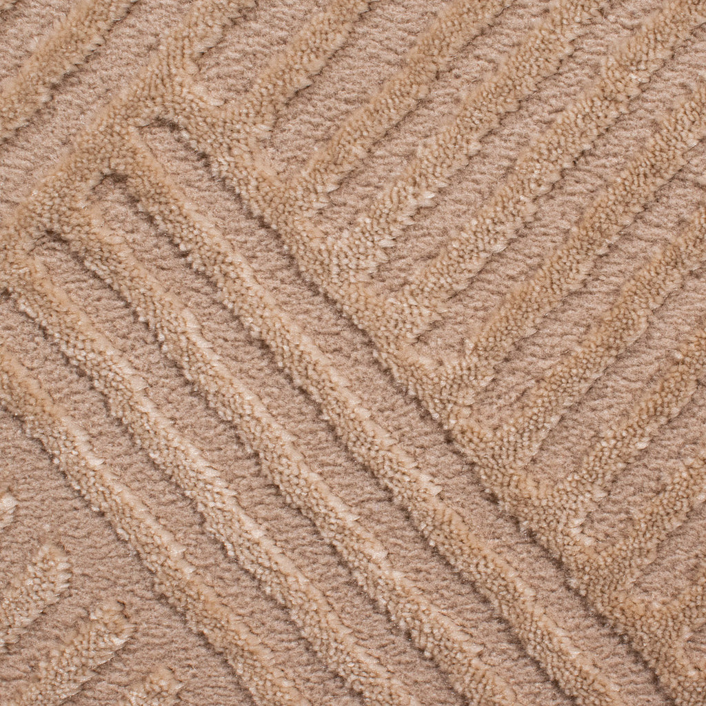 BIANCA - Tapis rond salon moderne crème - BIA160CRE BIANCA