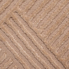 BIANCA - Tapis rond salon moderne crème - BIA160CRE BIANCA