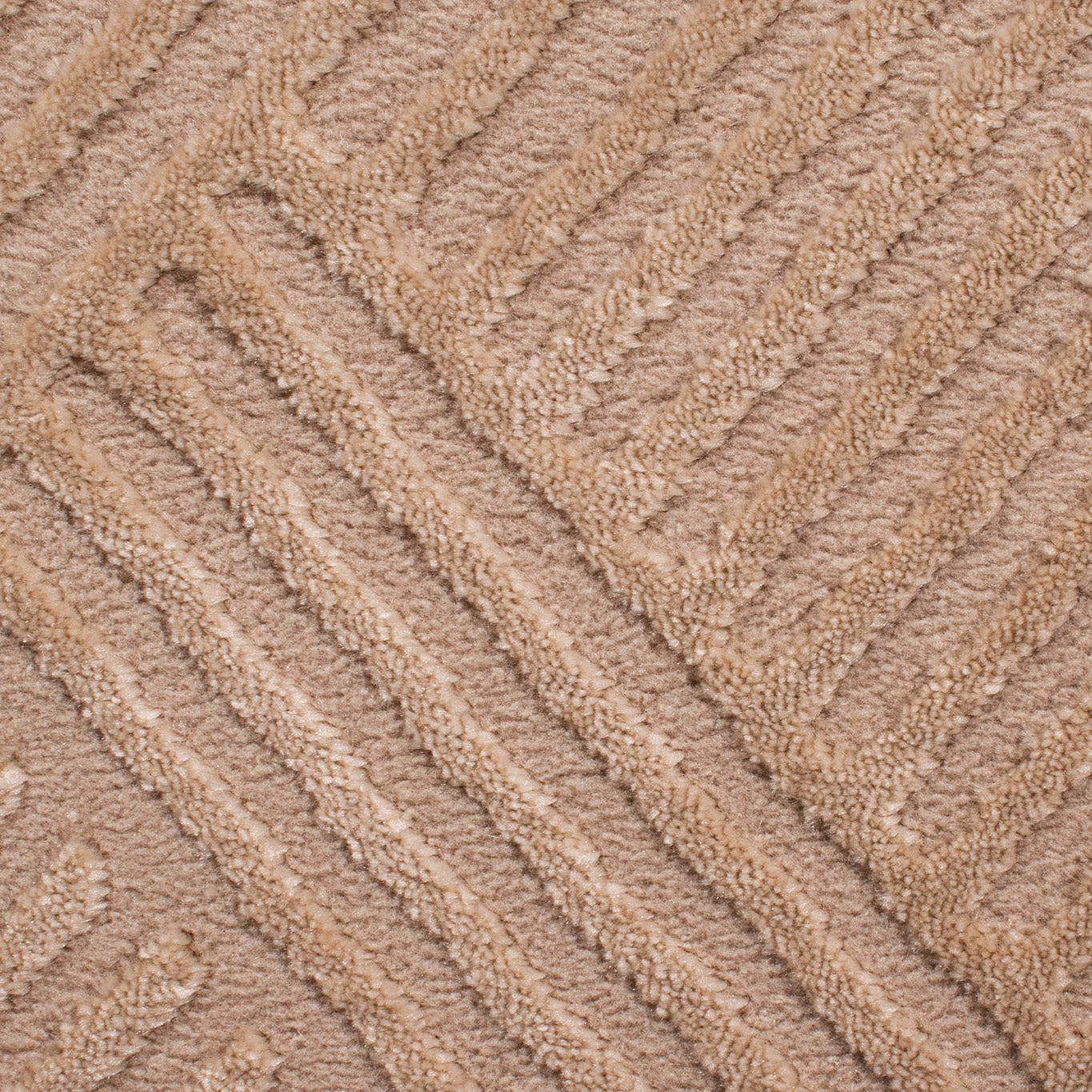 BIANCA - Tapis rond salon moderne crème - BIA160CRE BIANCA