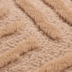 BIANCA - Tapis rond salon moderne crème - BIA160CRE BIANCA