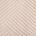 BIANCA - Tapis rond salon moderne crème - BIA160CRE BIANCA