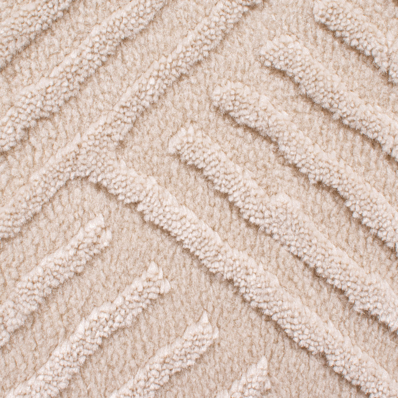 BIANCA - Tapis rond salon moderne crème - BIA160CRE BIANCA