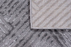 Tapis intérieur poils en relief gris : BIA160GRI BIANCA