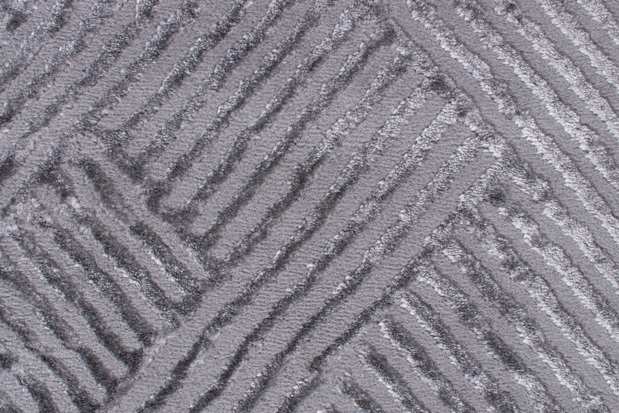 Tapis intérieur poils en relief gris : BIA160GRI BIANCA