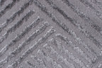Tapis intérieur poils en relief gris : BIA160GRI BIANCA