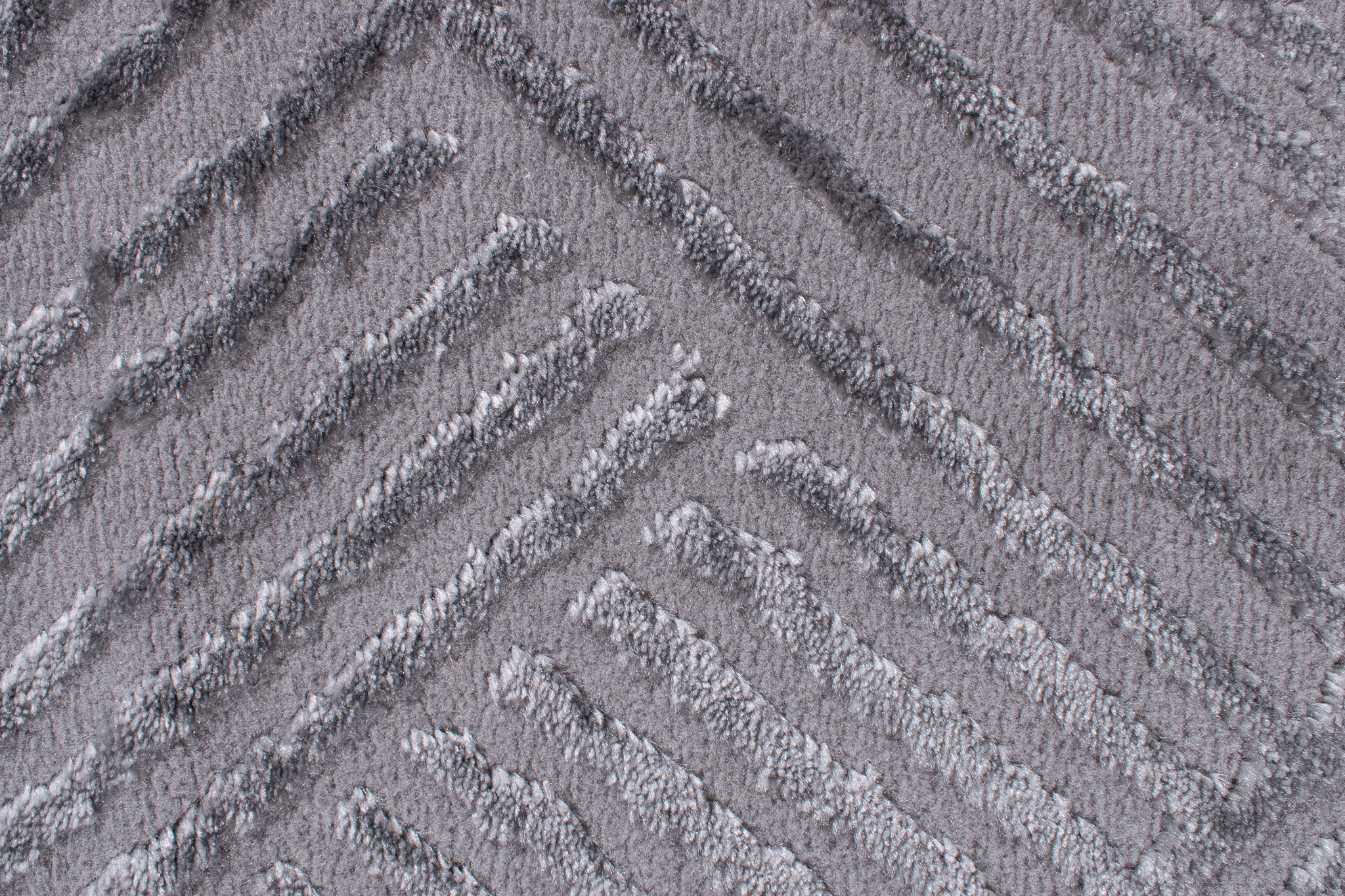Tapis intérieur poils en relief gris : BIA160GRI BIANCA