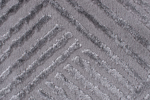 Tapis intérieur poils en relief gris : BIA160GRI BIANCA