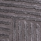 BIANCA - Tapis rond salon moderne gris - BIA160GRI BIANCA