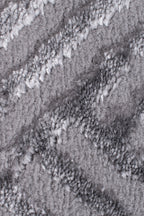 Tapis intérieur poils en relief gris : BIA160GRI BIANCA