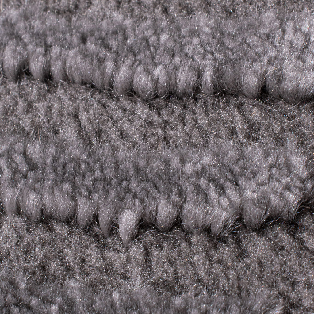 BIANCA - Tapis rond salon moderne gris - BIA160GRI BIANCA