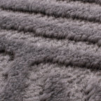 BIANCA - Tapis rond salon moderne gris - BIA160GRI BIANCA
