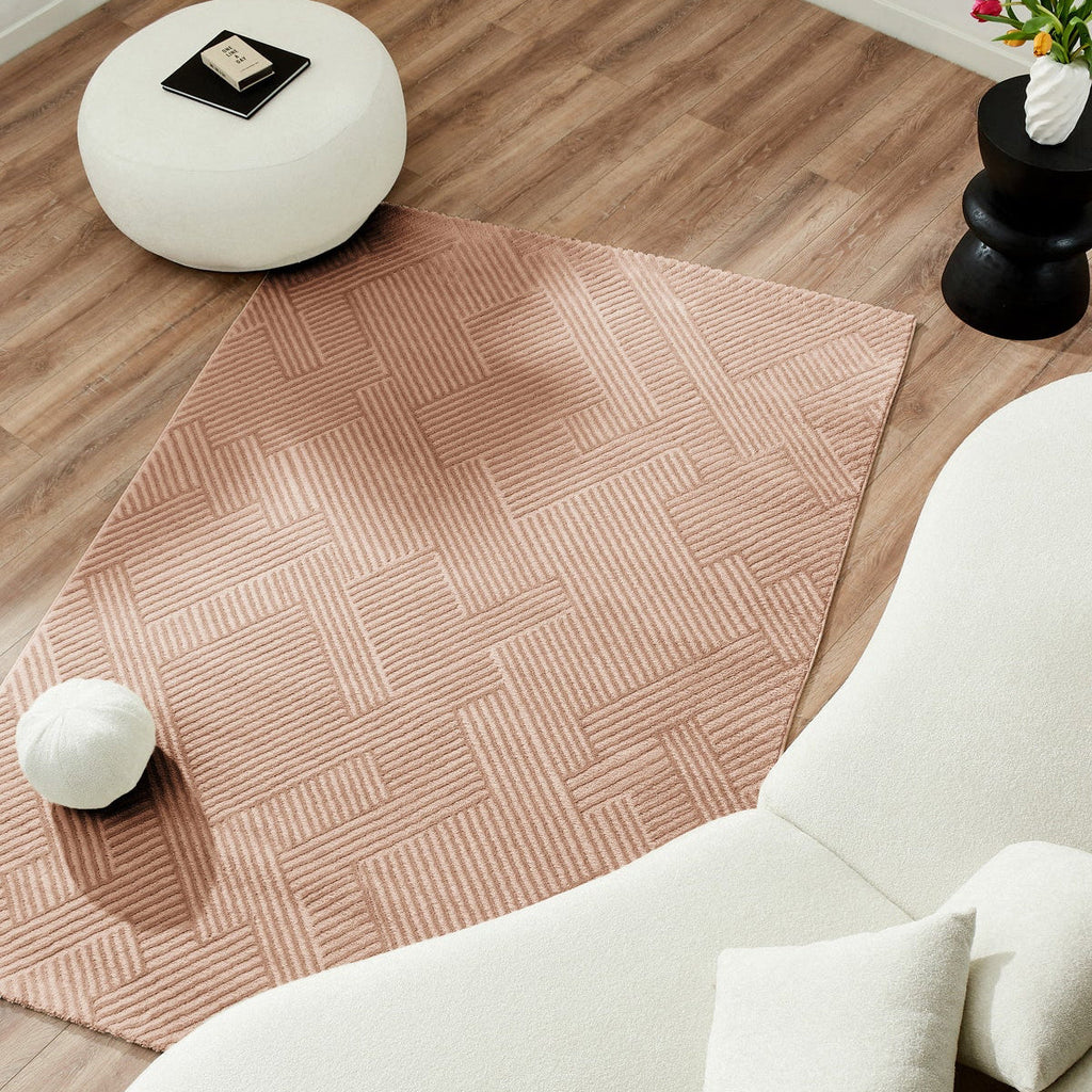 BIANCA - Tapis salon moderne mocca - BIA160MOC BIANCA