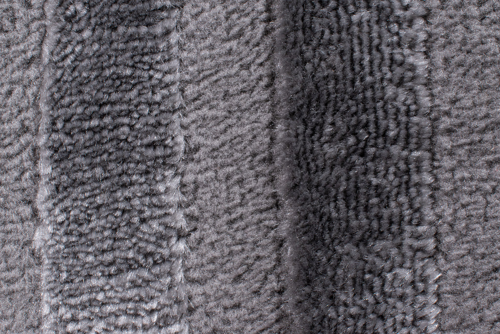 Tapis motif en relief gris : BIA163GRI BIANCA