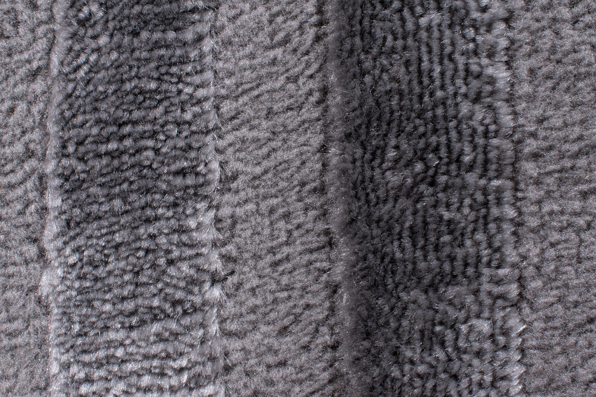 Tapis motif en relief gris : BIA163GRI BIANCA