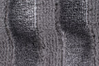 Tapis motif en relief gris : BIA163GRI BIANCA