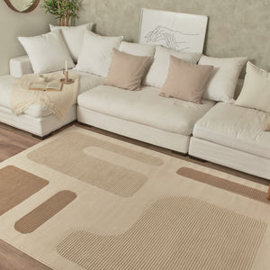 ​Tapis moderne : BIA171CRE - Nazar rugs 