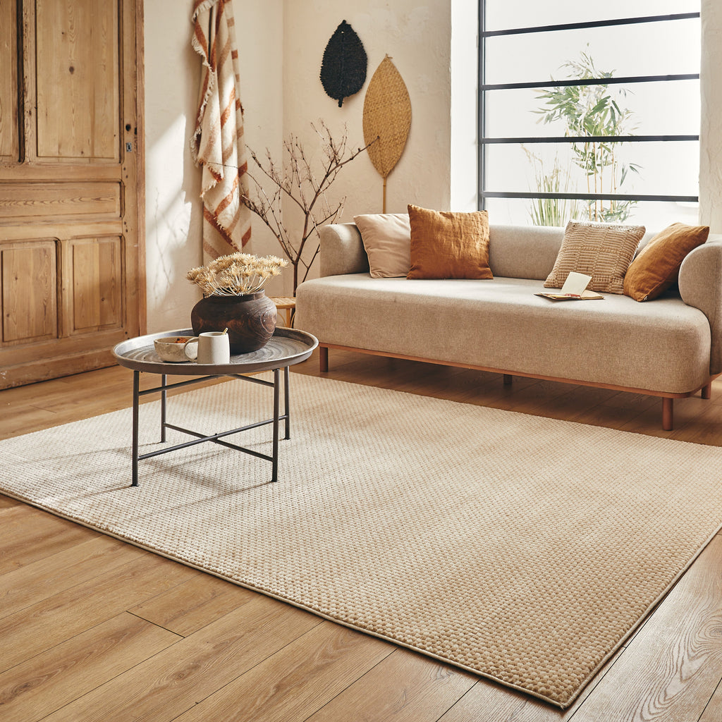 BIANCA - Tapis moderne crème uni - BIA173CRE BIANCA