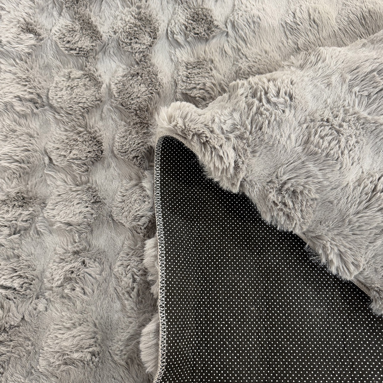 Tapis doux - Anthracite - Collection Bubble | Nazar Rugs