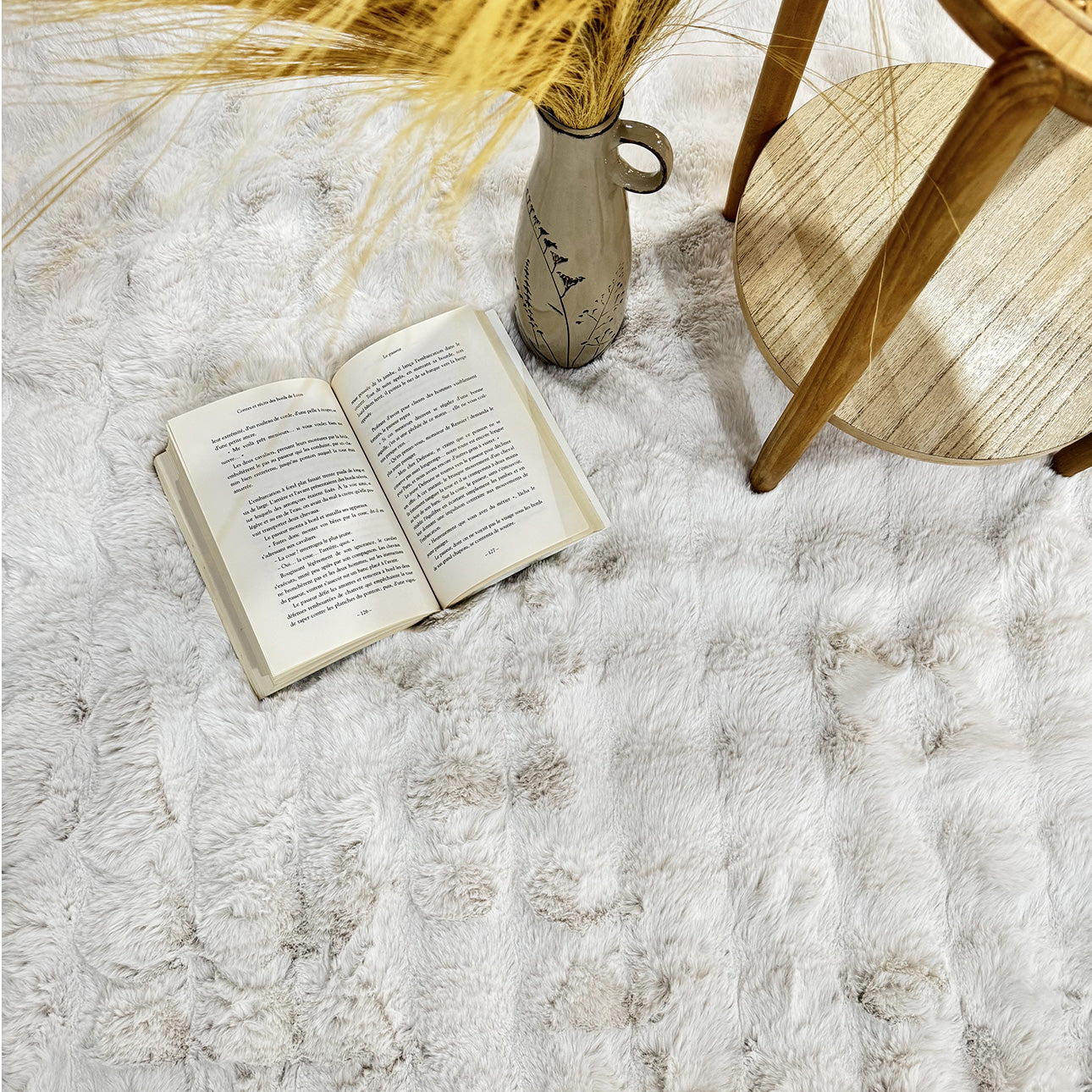 Tapis doux - Blanc - Collection Bubble | Nazar Rugs