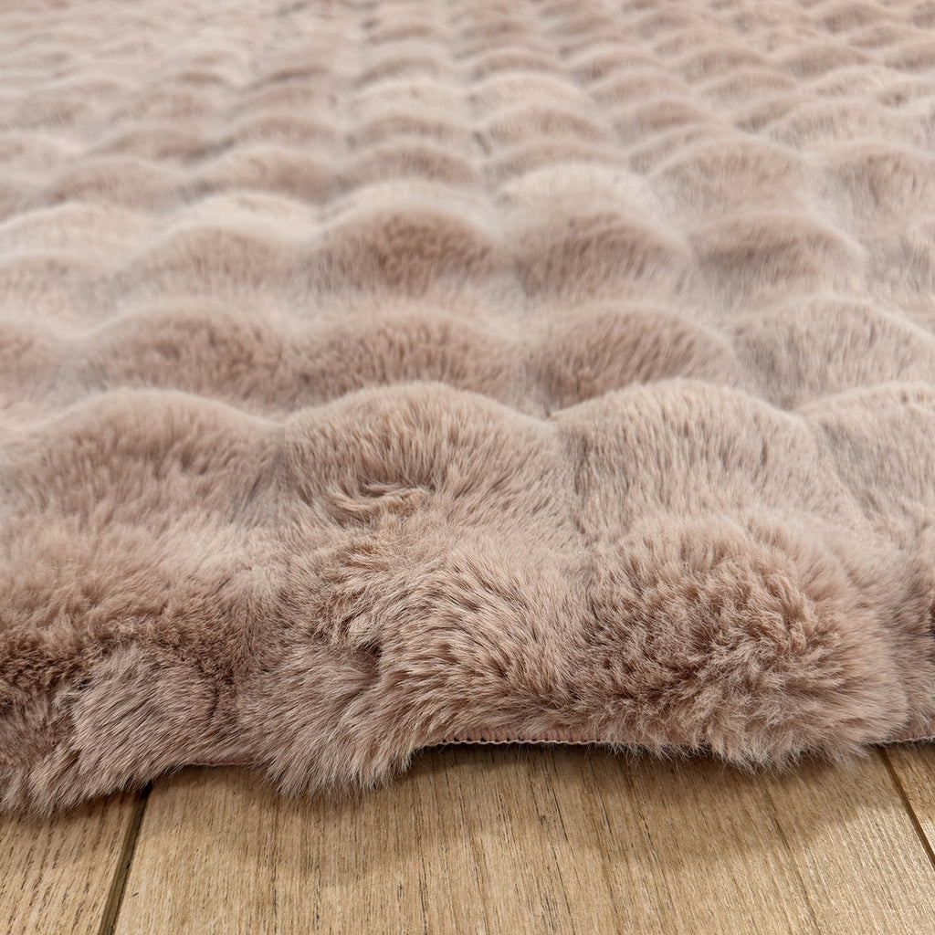 Tapis doux - Rose - Collection Bubble | Nazar Rugs