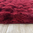 Tapis doux - Rouge - Collection Bubble | Nazar Rugs