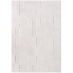 CALVI - Tapis moderne à relief géométrique - CAL1651CRE