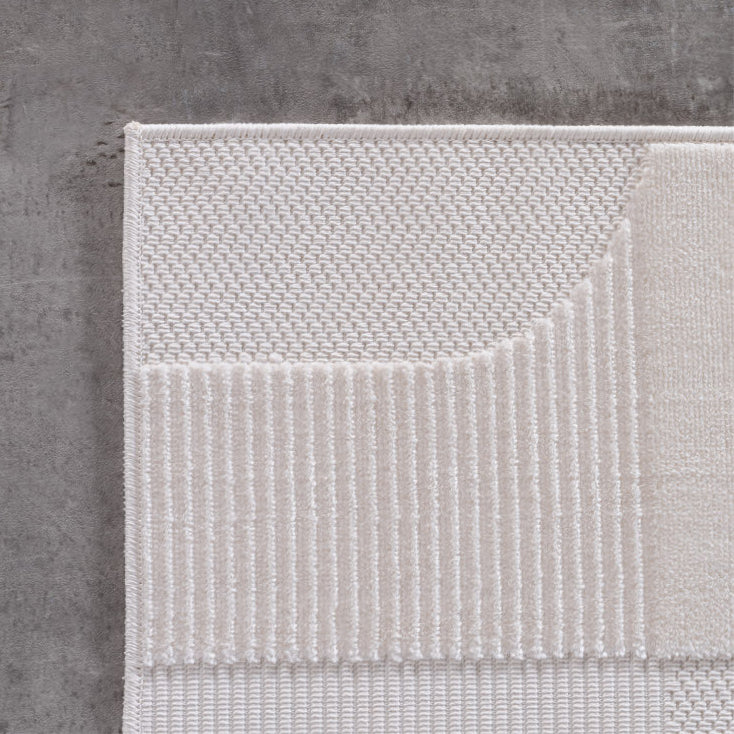 CALVI - Tapis moderne à relief géométrique - CAL1651CRE