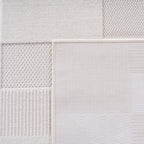 CALVI - Tapis moderne à relief géométrique - CAL1651CRE
