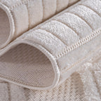 CALVI - Tapis moderne à relief géométrique - CAL1652CRE