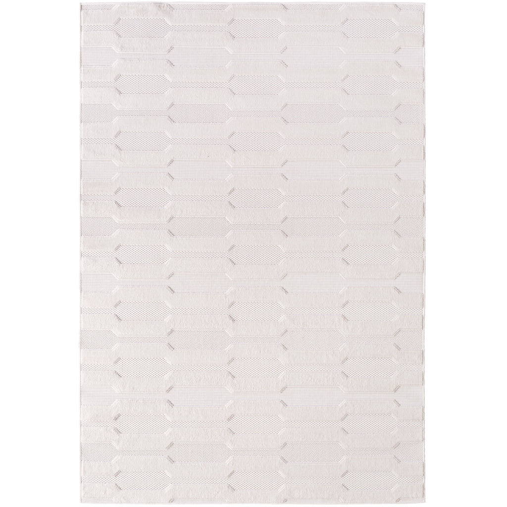 CALVI - Tapis moderne à relief géométrique - CAL1654CRE