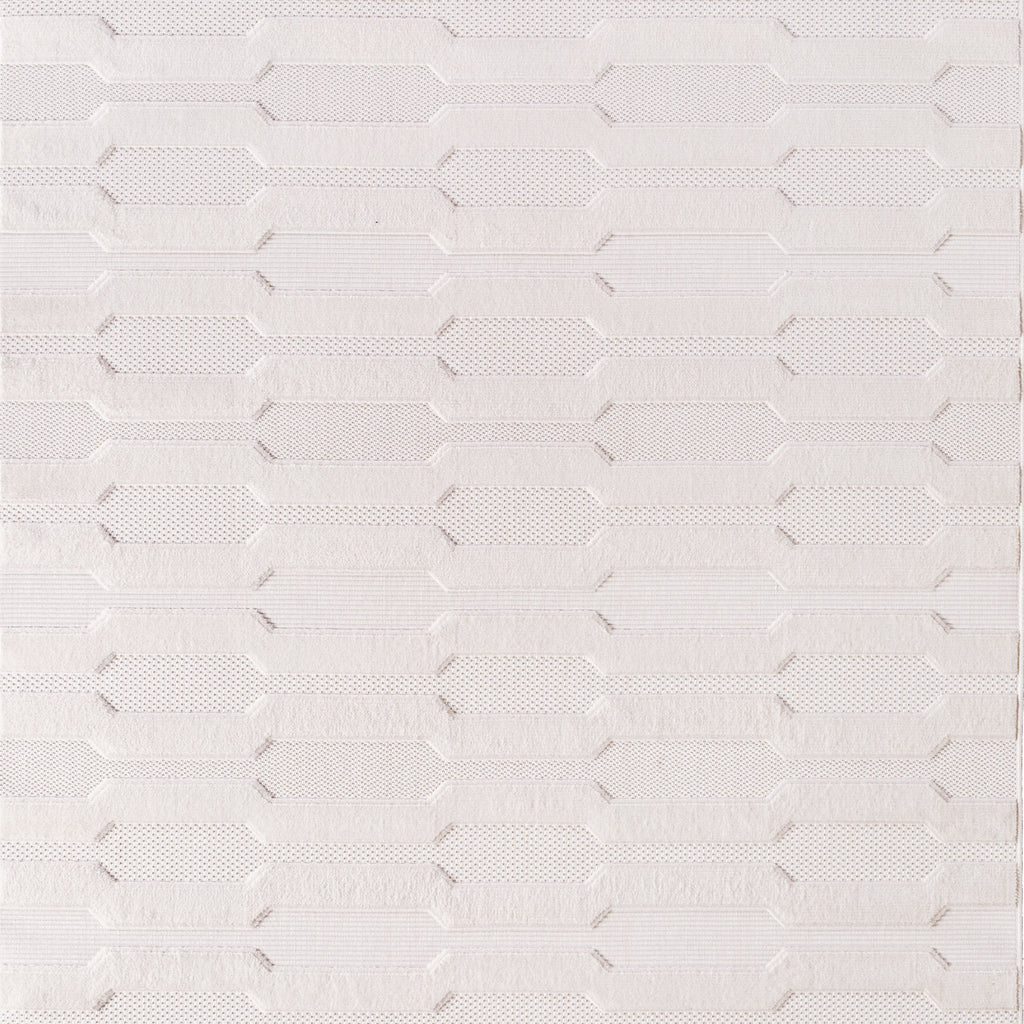 CALVI - Tapis moderne à relief géométrique - CAL1654CRE