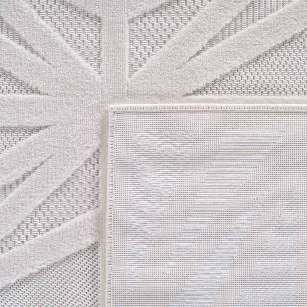 CALVI - Tapis moderne à relief géométrique - CAL1655CRE