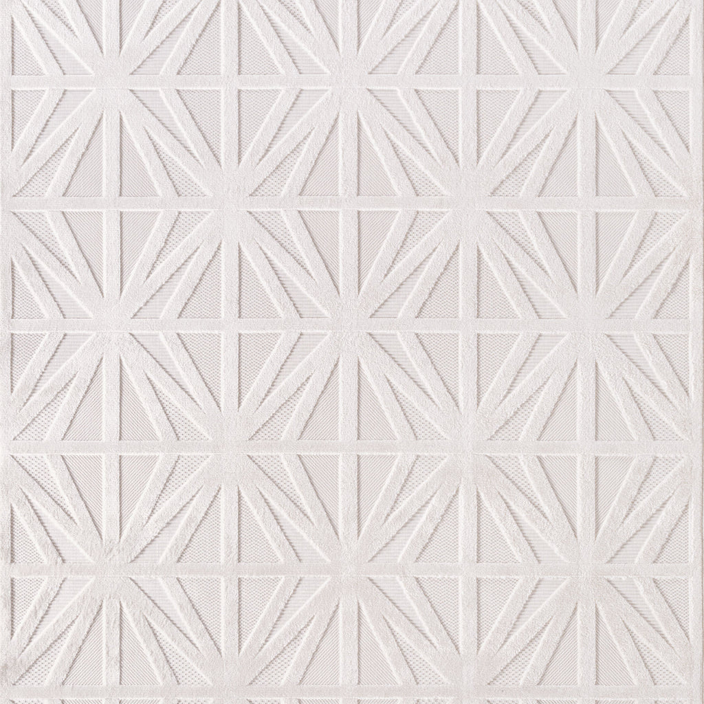 CALVI - Tapis moderne à relief géométrique - CAL1655CRE