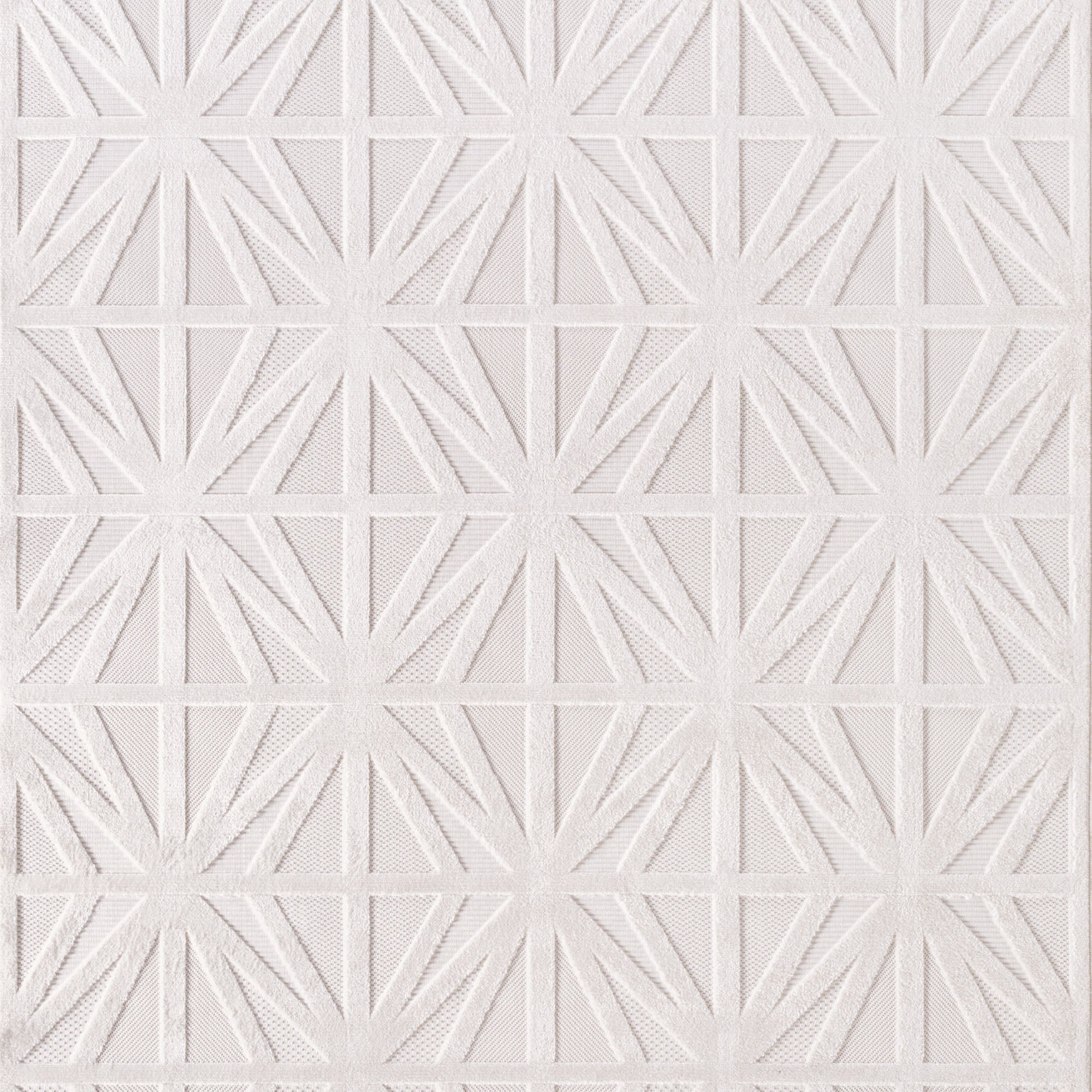 CALVI - Tapis moderne à relief géométrique - CAL1655CRE