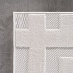 CALVI - Tapis moderne à relief géométrique - CAL1656CRE