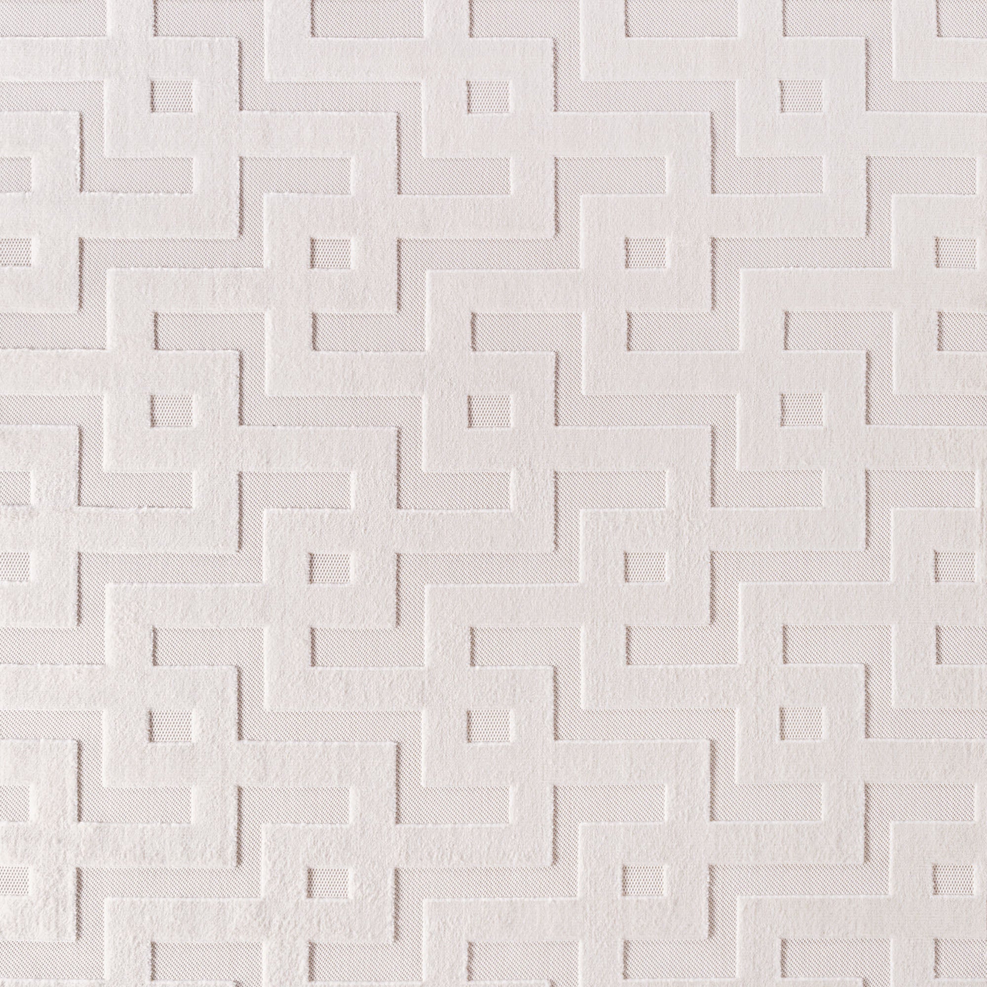 CALVI - Tapis moderne à relief géométrique - CAL1656CRE