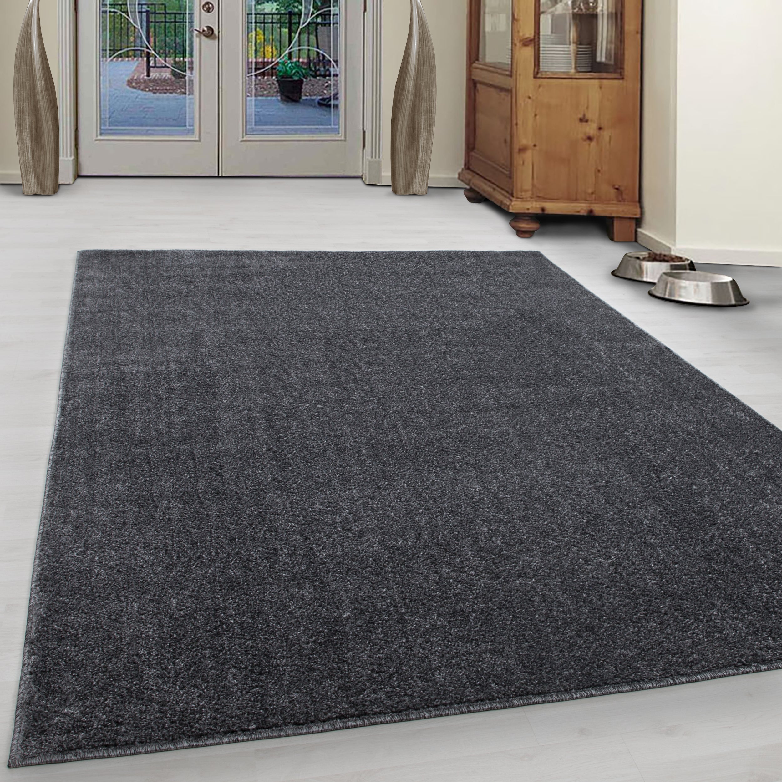CALIFORNIE - Tapis uni à poils courts - CAL7000GRI