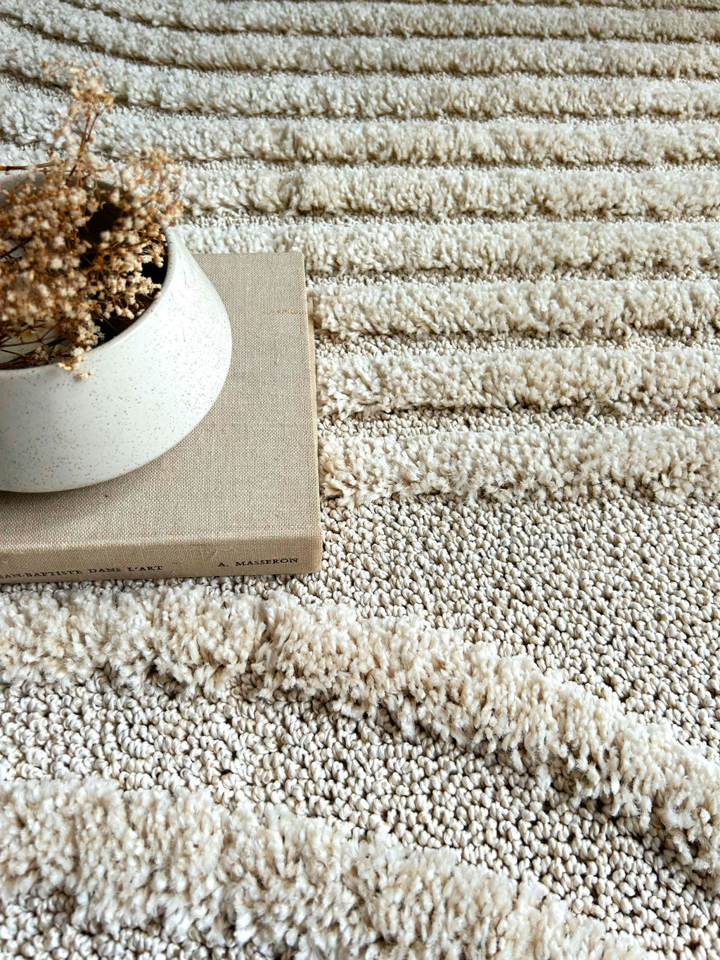 CALIFORNIA - Tapis à motif en relief crème - LBD911CRE CALIFORNIA