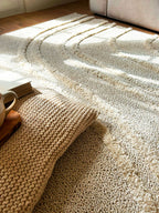 CALIFORNIA - Tapis à motif en relief crème - LBD911CRE CALIFORNIA