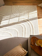 CALIFORNIA - Tapis à motif en relief crème - LBD911CRE CALIFORNIA