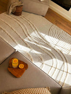 CALIFORNIA - Tapis à motif en relief crème - LBD911CRE CALIFORNIA
