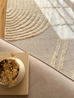 CALIFORNIA - Tapis à motif en relief crème - LBD911CRE CALIFORNIA