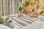 Tapis d'extérieur motifs rayures vert :  CAP1742VER CAPRI