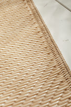 Tapis d'extérieur motif vague beige :  CAP1743BEI CAPRI