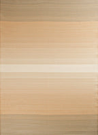 Tapis d'extérieur motif ligne dégradée beige :  CAP1744BEI CAPRI