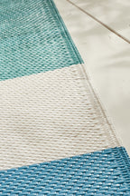 Tapis d'extérieur motif ligne dégradée vert :  CAP1744VER CAPRI