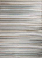 Tapis d'extérieur motif rayure dégradée gris :  CAP1746GRI CAPRI