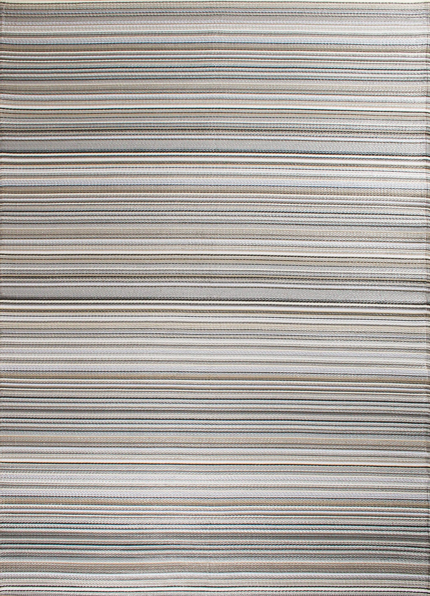 Tapis d'extérieur motif rayure dégradée gris :  CAP1746GRI CAPRI